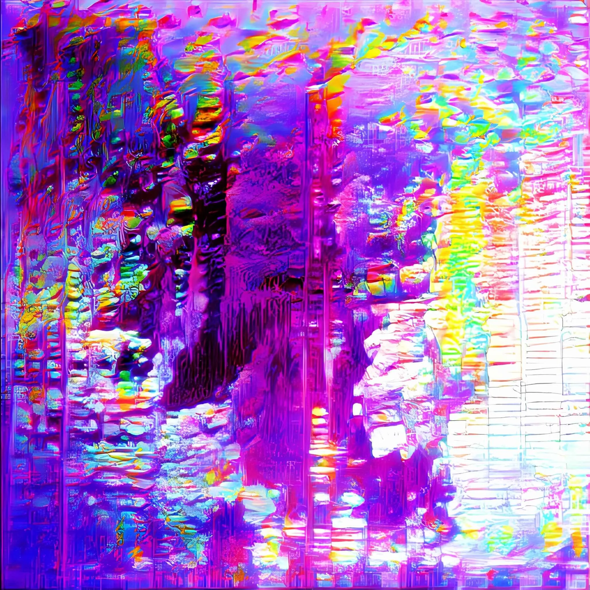 generated image of an evolving spectrum